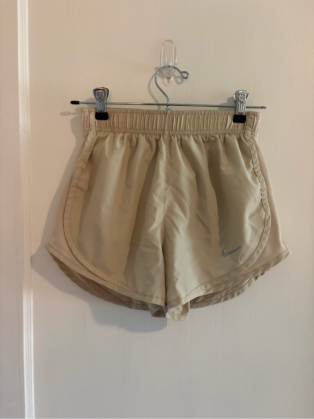 Nike Women’s Light Beige Athletic Shorts